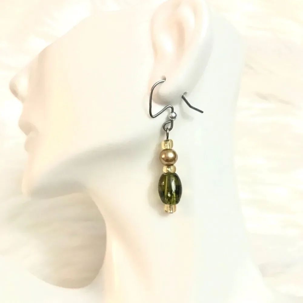 Beaded Dangle Earrings 